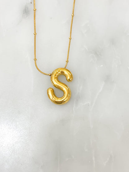 Bubble  Alphabet Necklace  image 2