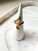 Teardrop Crystal Wrap Ring