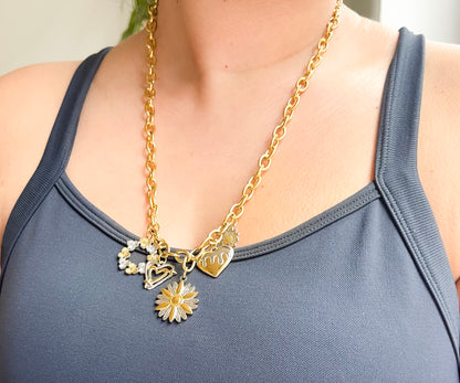 Golden Blossom Wreath Charm image 2