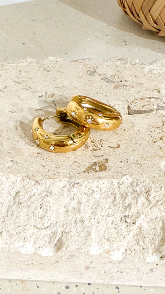 Twinkle Hoop Earrings