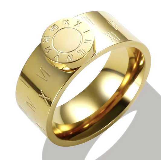 Gold Roman Ring49 image 1
