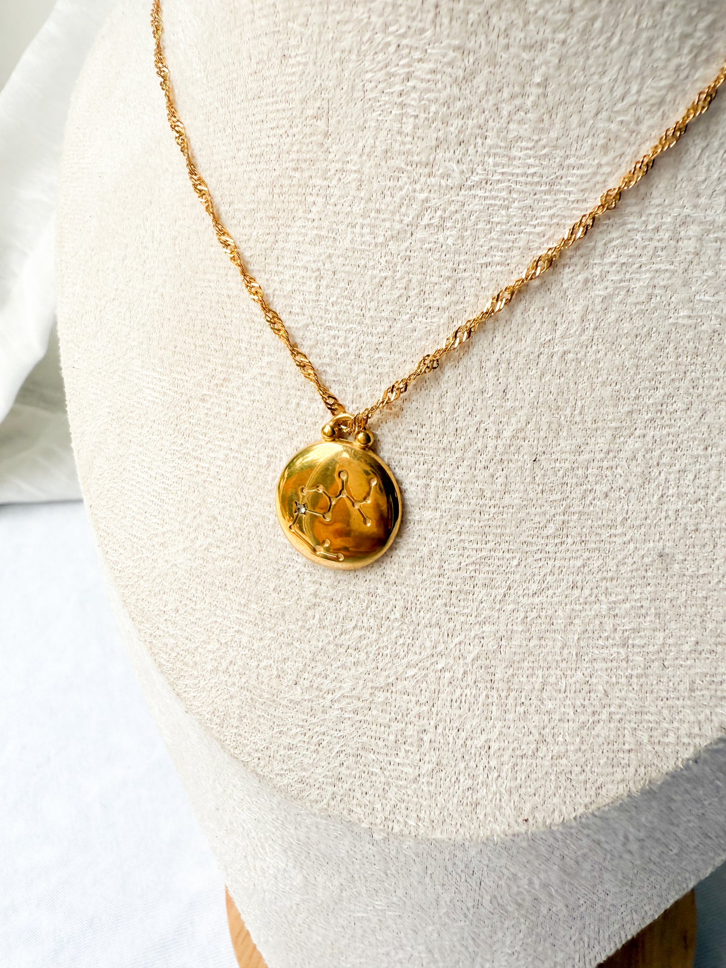 Zodiac Coin Necklace