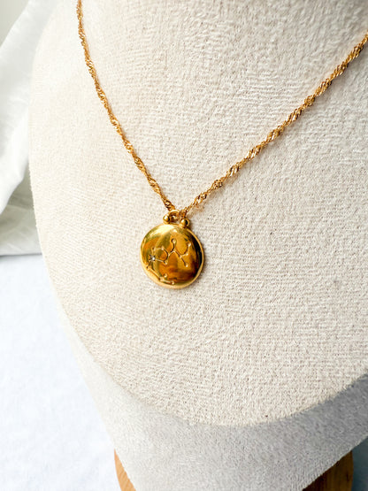 Zodiac Coin Necklace