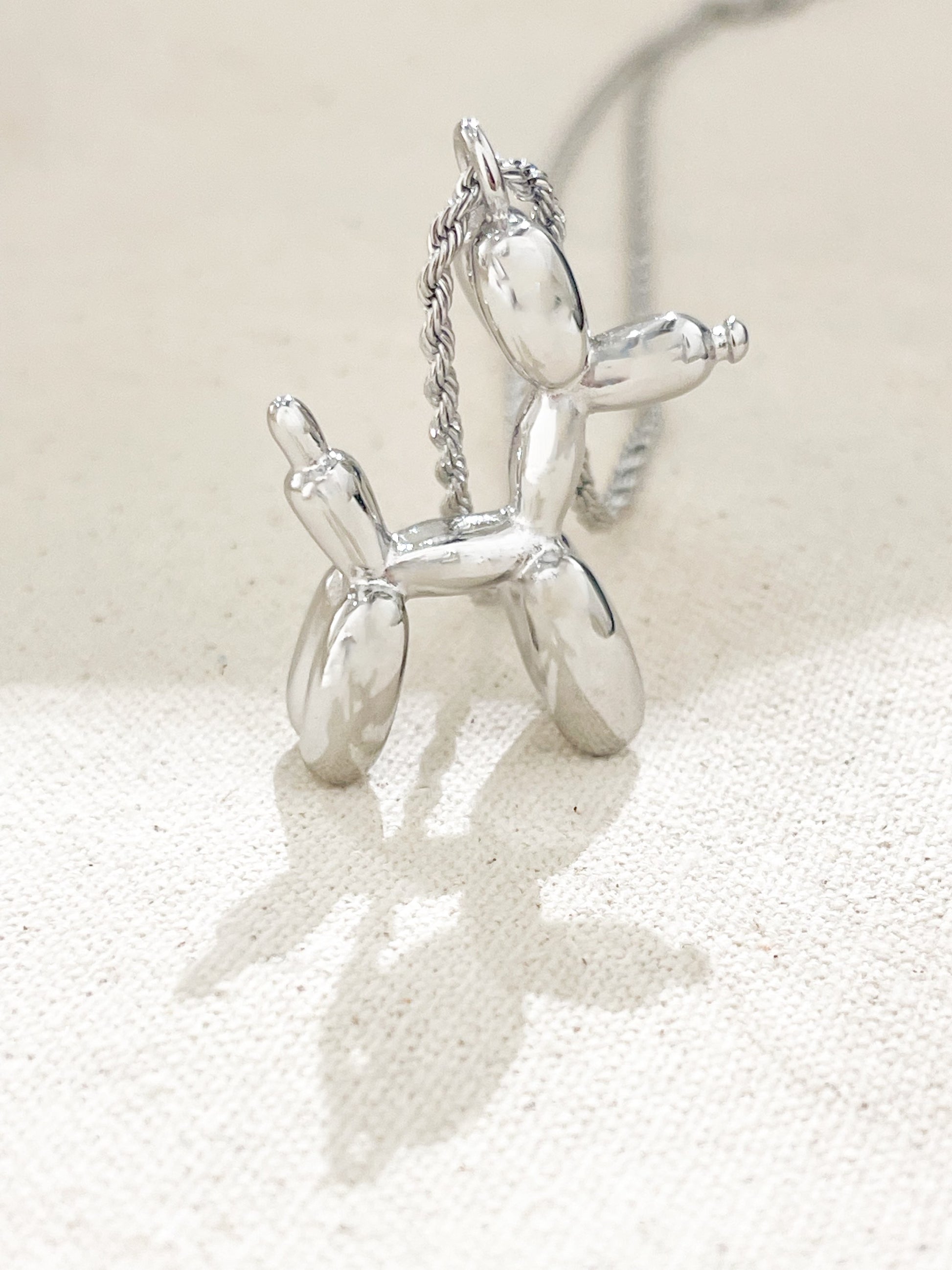 Balloon Dog Pendant Necklace  image 1