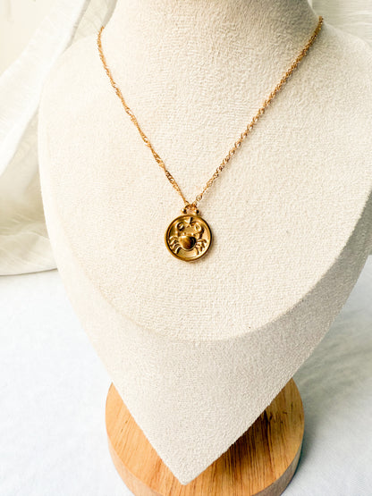 Zodiac Coin Necklace