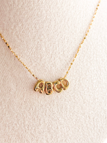 Bubble Alphabet Charms