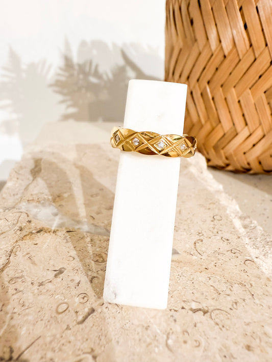 Baguette Sparkle Ring