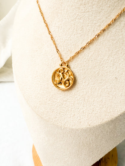 Zodiac Coin Necklace