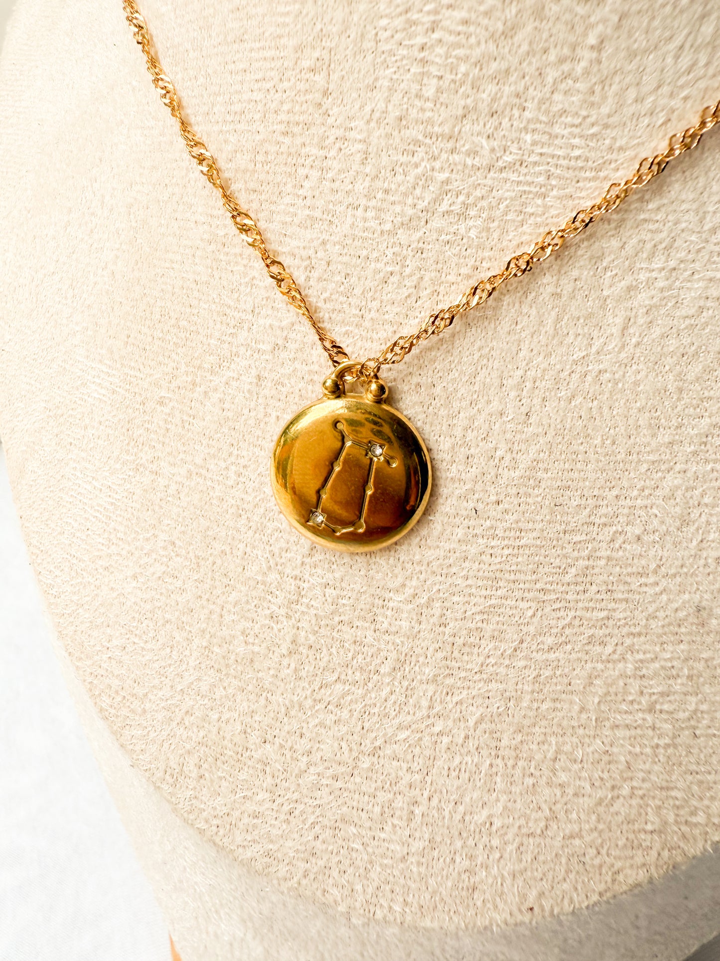 Zodiac Coin Necklace