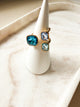 Ocean Blue Crystal Ring