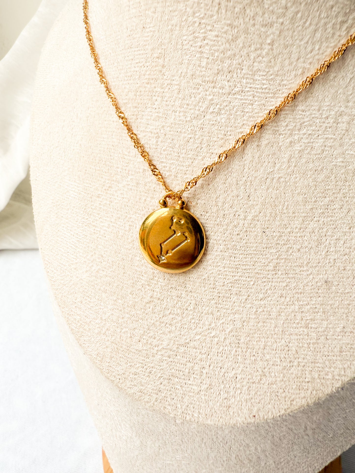 Zodiac Coin Necklace