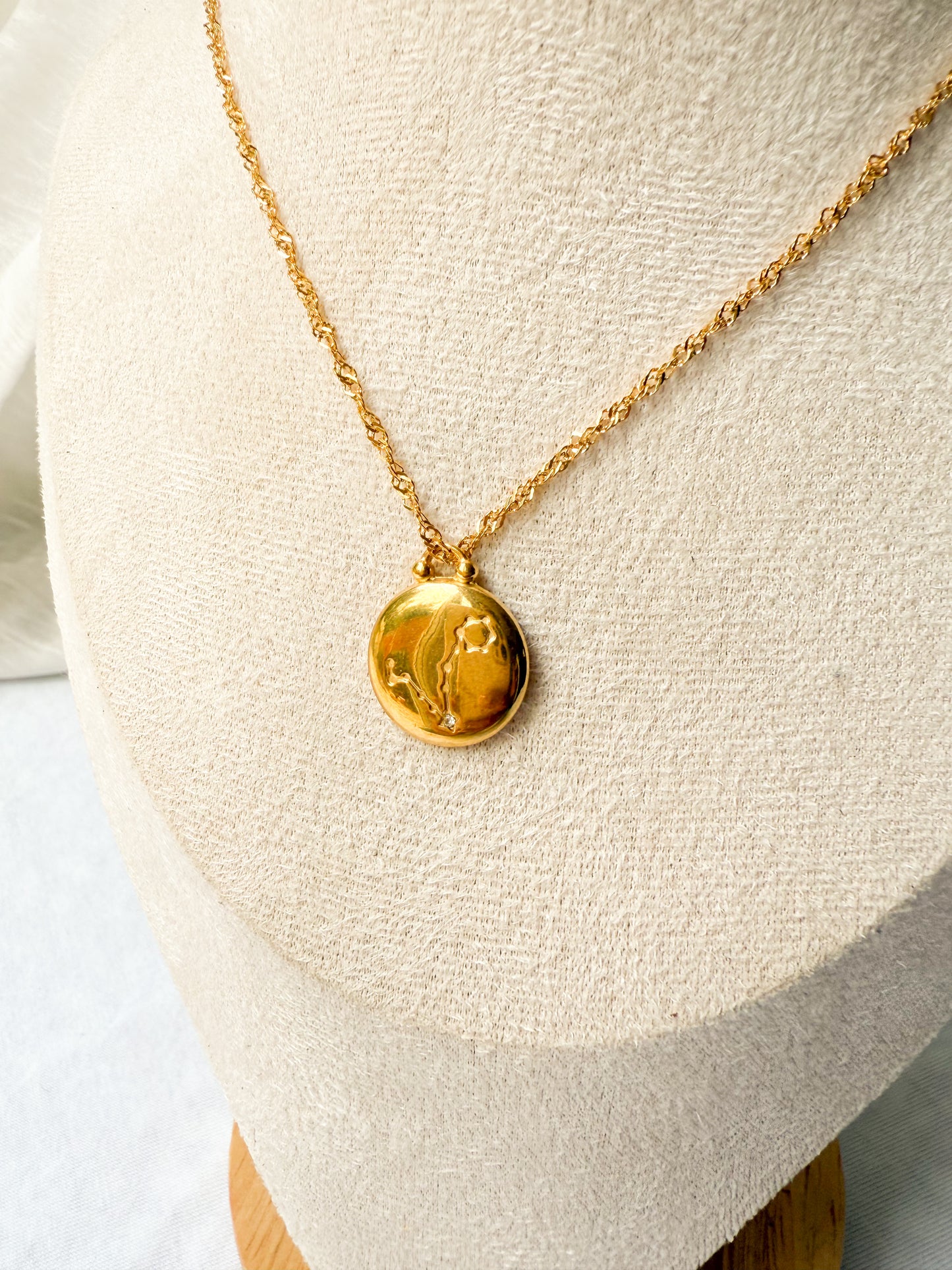 Zodiac Coin Necklace