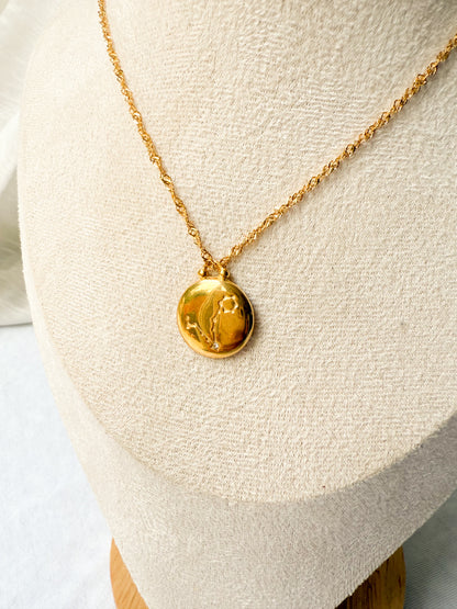 Zodiac Coin Necklace
