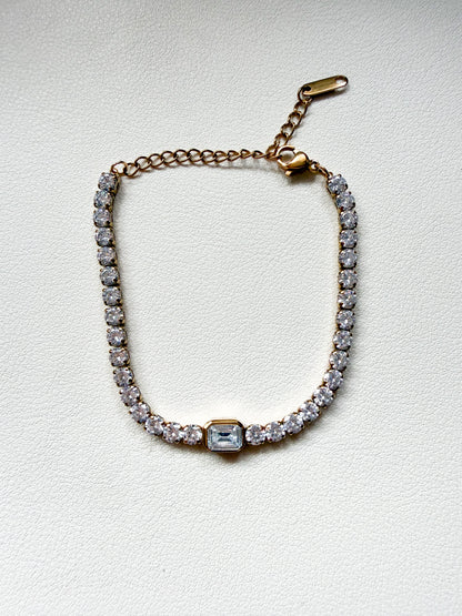 Classic Crystal Tennis Bracelet