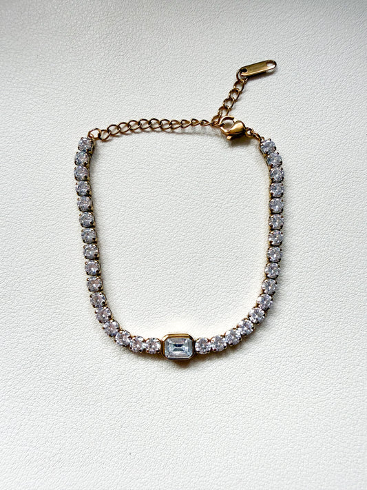 Classic Crystal Tennis Bracelet