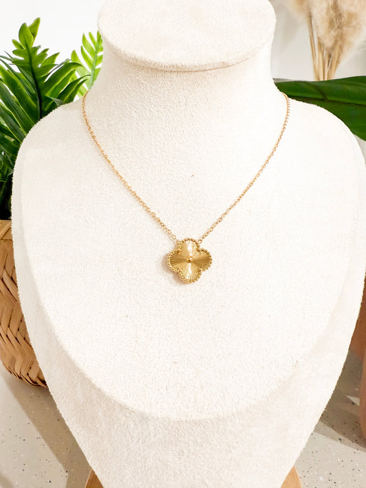 Gold Clover Necklace