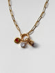 Crowned Heart Charm Necklace