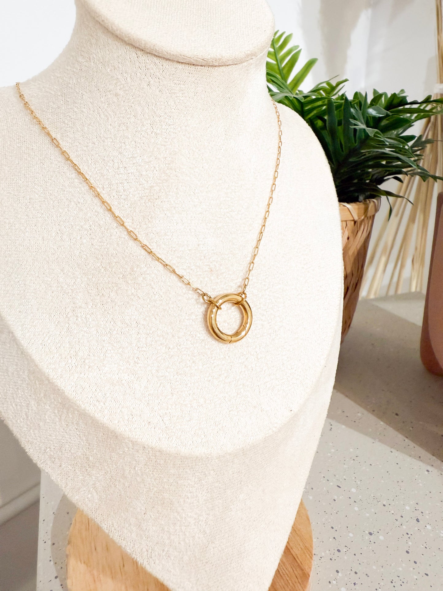 Rumi Carabiner Necklace