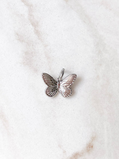 Silver Butterfly Charm