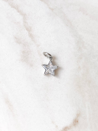 Silver Star Charm