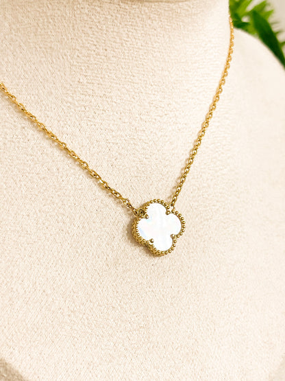 White Clover Necklace