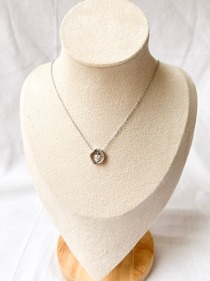Silver Heartstring Necklace image 0