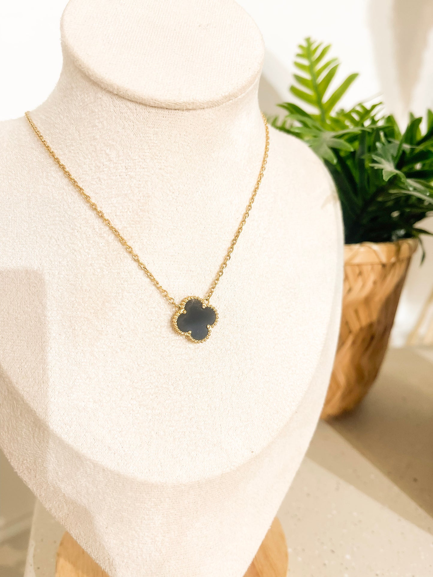 Black Clover Necklace