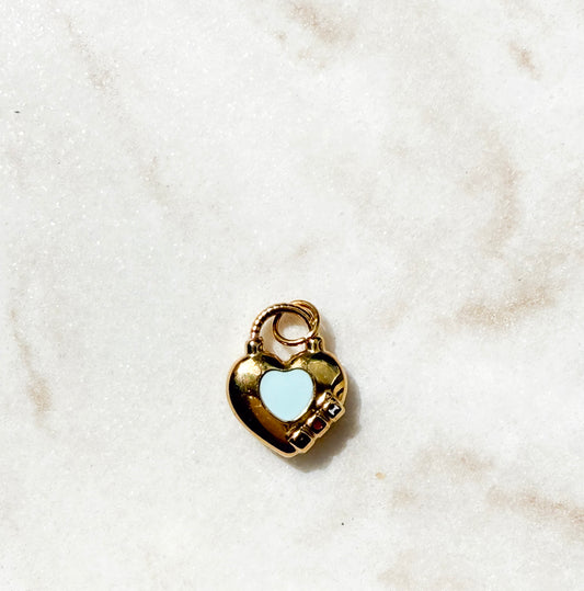 Blue Crush Lock Charm