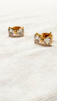 Crystal Bow Stud Earrings