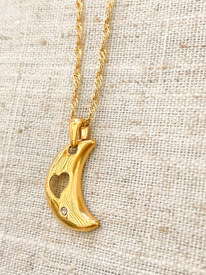 Moon Heart  Necklace  image 0