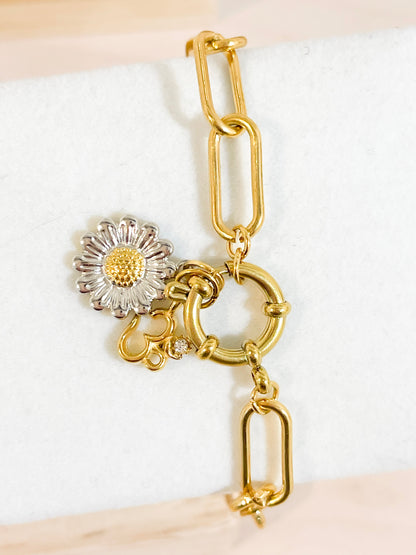 Large Link Sailor Clasp Bracelet image 2