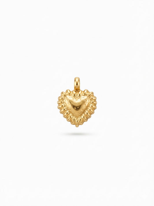 Golden Heart Charm
