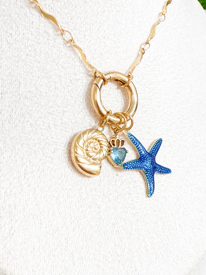 Golden Spiral Charm