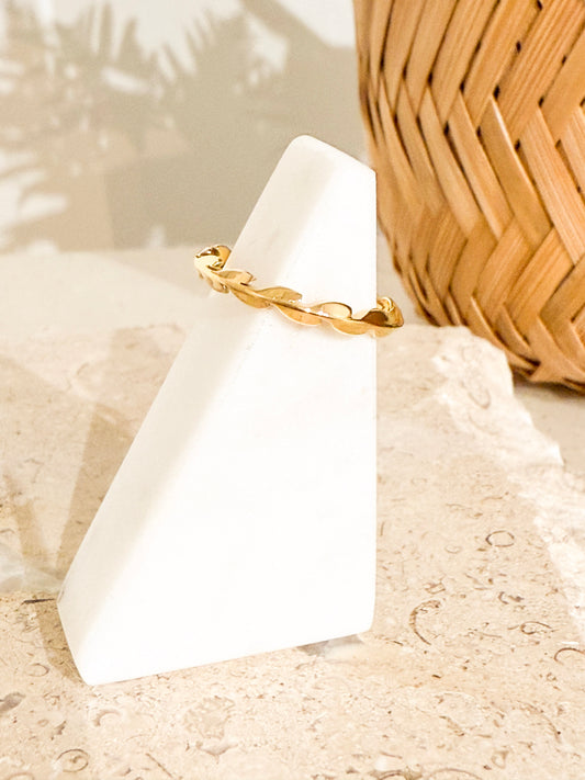 Leaf Band Ring