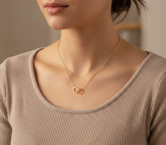 Linked Hearts Necklace