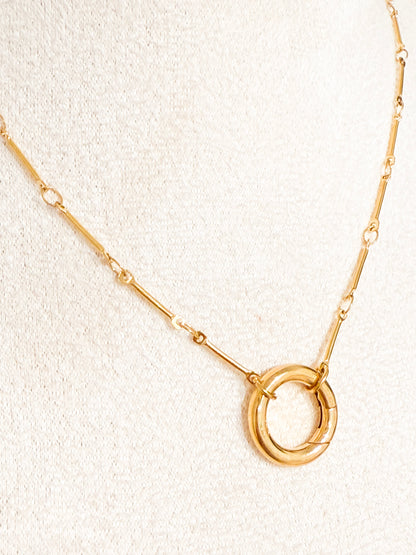 Lyra Carabiner Necklace