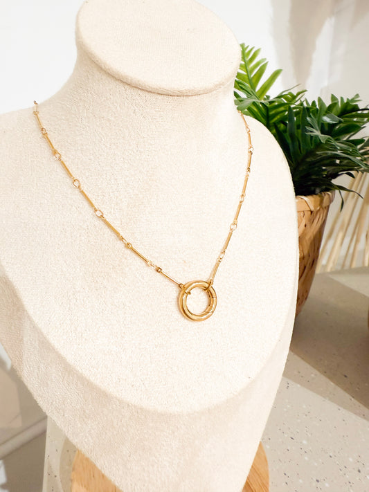 Lyra Carabiner Necklace