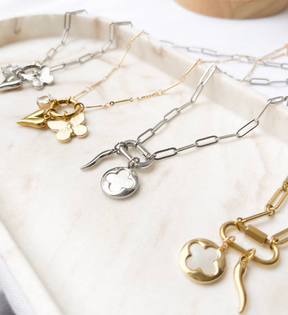 Silver Cornicello Charm