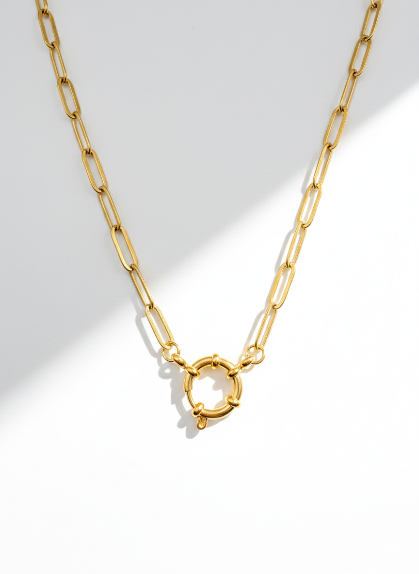 Mira Carabiner Necklace