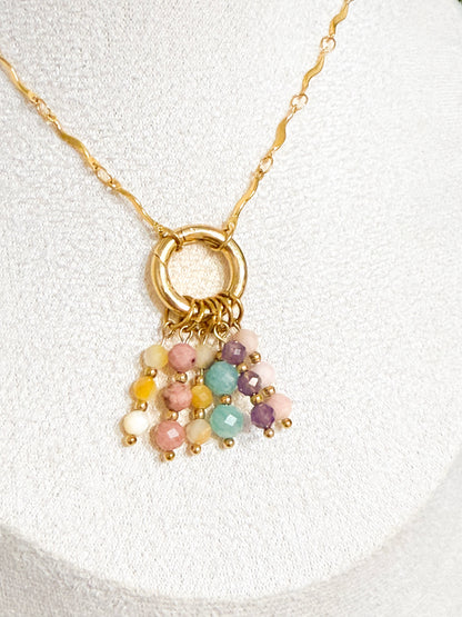 Pink Crystal Charm