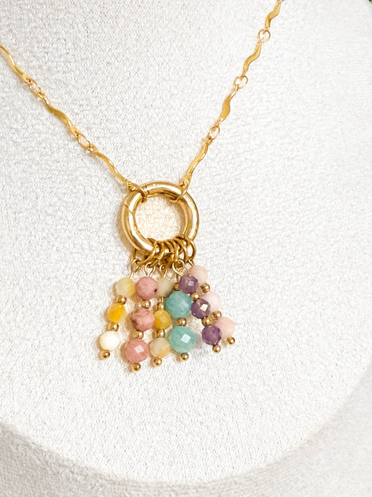 Pink Crystal Charm