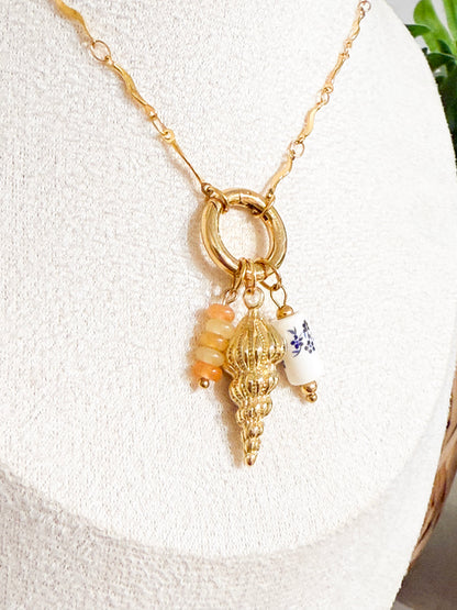 Sunstone Bead Charm