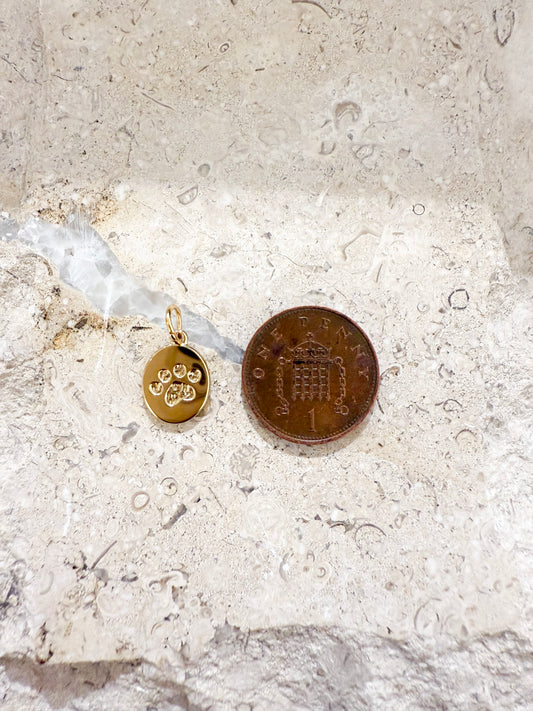 Paw Print Charm
