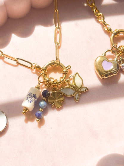 Lapis Lazuli Bead Charm