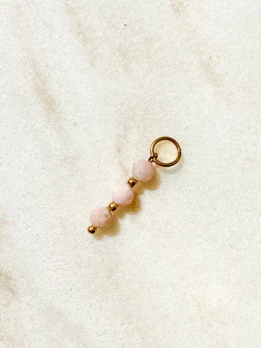 Pink Crystal Charm