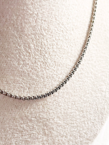 Indria Chain Necklace - Silver