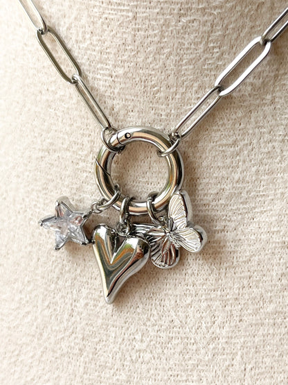 Elara Carabiner Necklace
