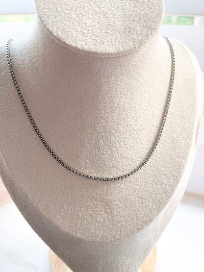 Indria Chain Necklace - Silver