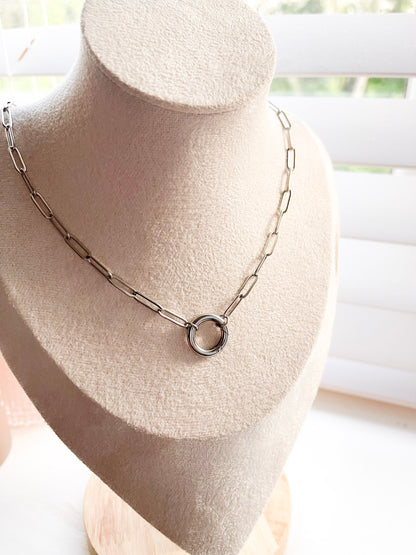 Elara Carabiner Necklace