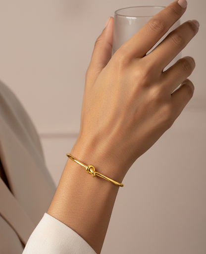 Golden Knot Cuff
